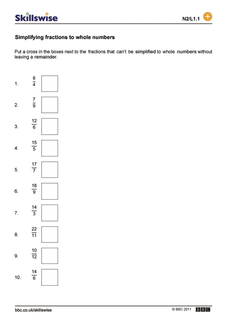 Fractions Of A Whole Number Worksheets Fractions Of A Whole Number Worksheets