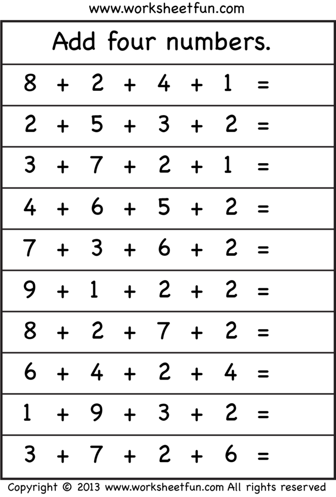 Number Strings Worksheets Printable Worksheets And Activities For