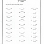 Ordering Rational Numbers Worksheet Pare And Order Rational Numbers