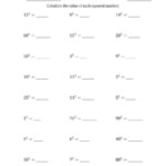 Square Numbers Worksheet Pdf Worksheets Free Download