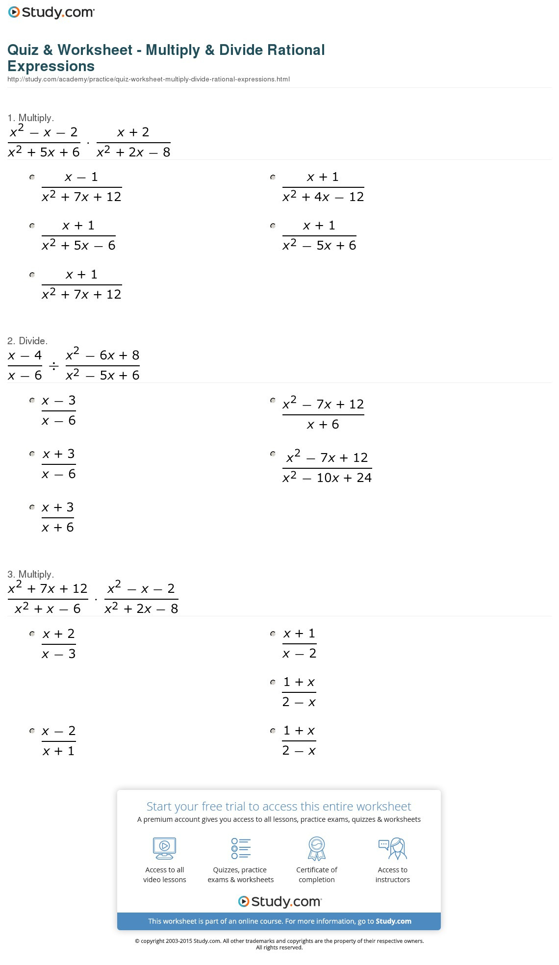 Multiplying And Dividing Rational Numbers Worksheet 7Th Grade Db Multiplying And Dividing Rational Numbers Worksheet 7Th Grade Db
