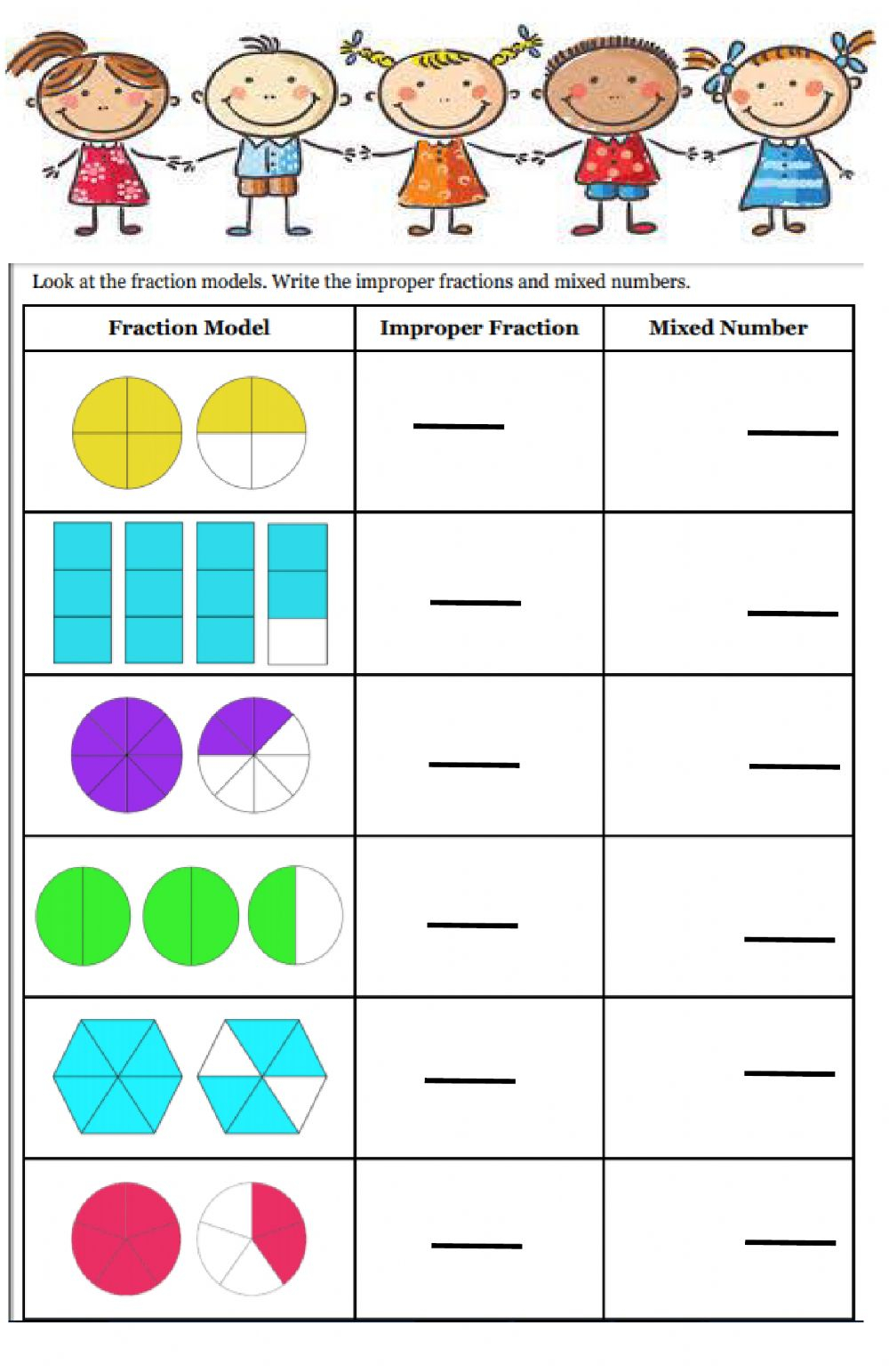 Fractions Interactive Exercise For Grade 3 Fractions Interactive Exercise For Grade 3