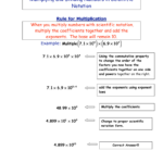 Multiplying And Dividing Numbers In Scientific Notation