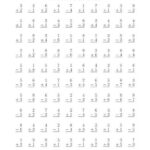 The Mixed Addition And Subtraction Of Single Digit Numbers With No