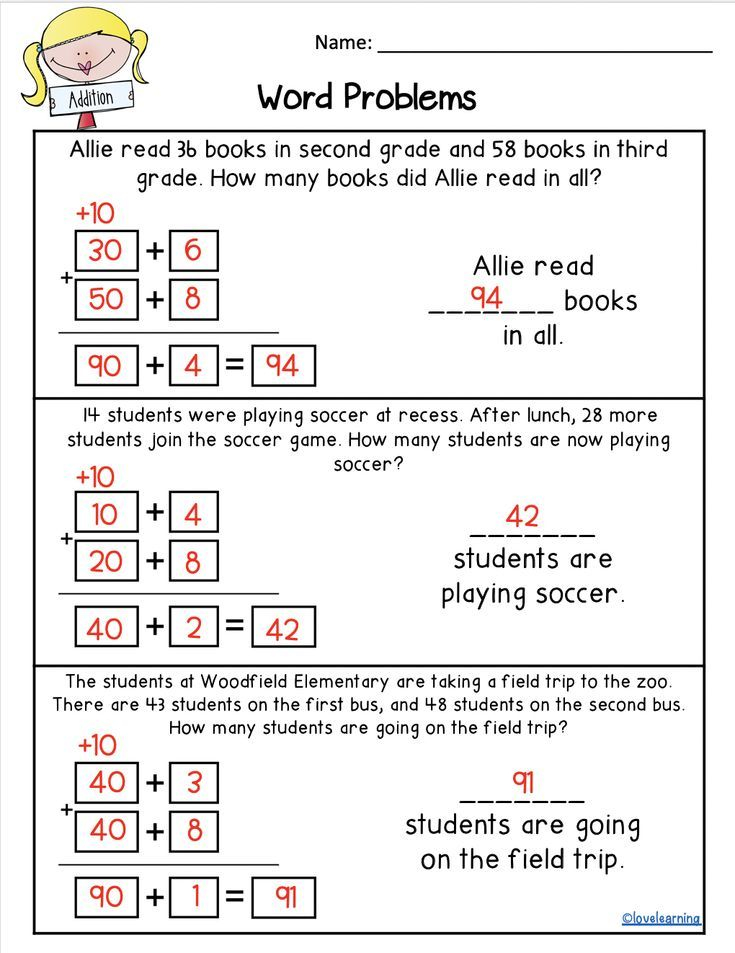2 Digit Addition Using The Expanded Form Strategy Addition Word 