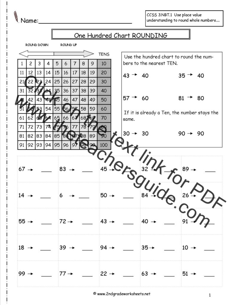 Adding And Subtracting Tens And Hundreds Worksheets Adding And 