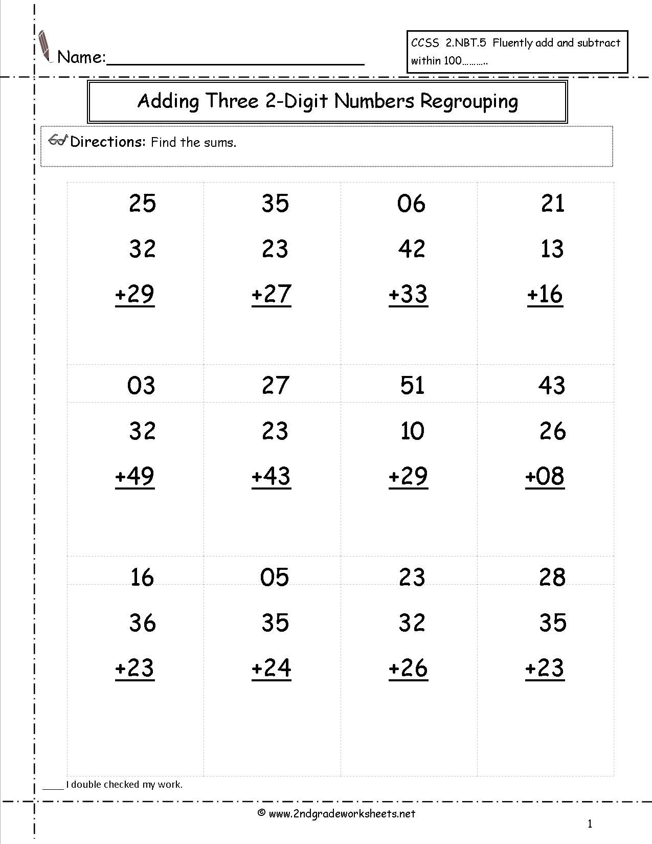 Two Digit Addition Worksheet Addition Worksheets Worksheets Two Digit Addition Worksheet Addition Worksheets Worksheets