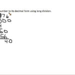 Converting Rational Numbers To Decimals