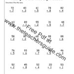 Two Digit Addition Worksheets From The Teacher s Guide