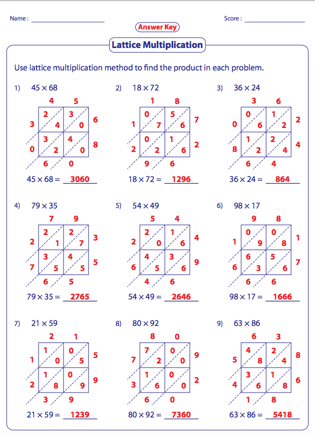 Topic 7 Multiplying By 2 Digit Numbers Welcome 