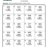Adding Large Numbers Worksheet Have Fun Teaching
