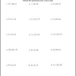 Operations With Rational Numbers Worksheet