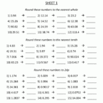 Ordering Decimals Worksheet