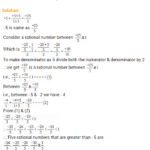 Rational Numbers Class 8 Extra Questions Maths Chapter 1