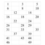 1 50 Missing Number Worksheet Kids Worksheets Org