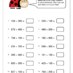 Add A 3 digit Number And Multiples Of 100 3 Addition Maths