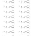 Adding And Subtracting Improper Fractions Worksheets