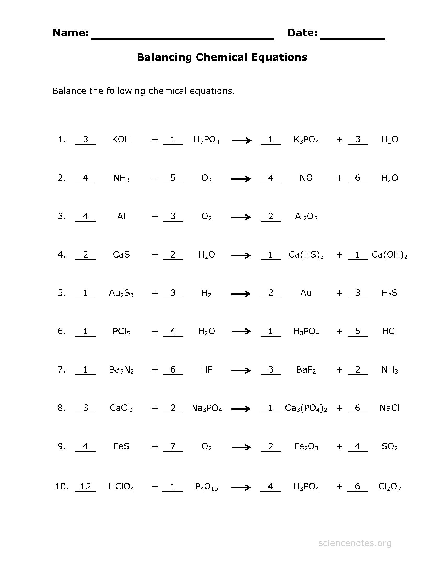 Assigning Oxidation Numbers Practice Worksheet Assigning Oxidation Numbers Practice Worksheet