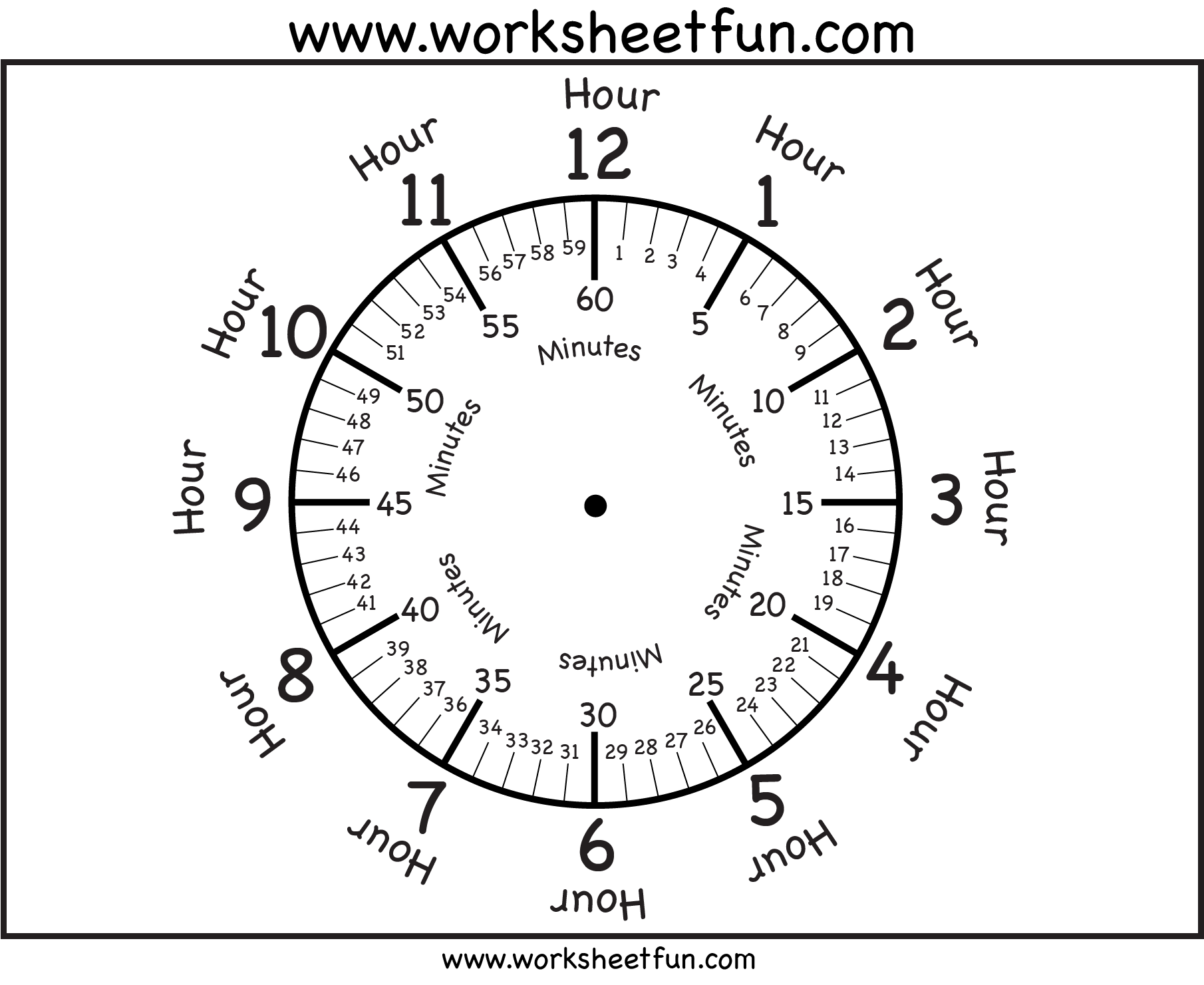 Clock Face With Minutes Math Addition Worksheets First Grade Math Clock Face With Minutes Math Addition Worksheets First Grade Math