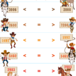 Compare Numbers Worksheet For 3rd Grade Free Printable PDF For Kids