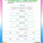 Comparing 3 Digit Numbers Math Worksheets MathsDiary