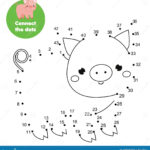 Connect The Dots By Numbers Educational Game For Children And Kids