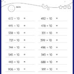 Divide Decimals By Whole Numbers Worksheet