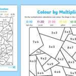 Fun Colour By Number Worksheets For Kids Twinkl