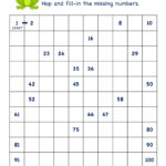 Grade 1 Math Number Worksheets Skip Counting By 1