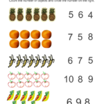 Kidz Worksheets Preschool Counting Numbers Worksheet1