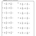 Mixed Numbers And Decimals Worksheets