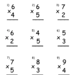 Multiplication Worksheets Single Digit