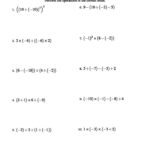 Negative And Positive Integers Worksheets