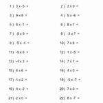 Negative And Positive Numbers Worksheets