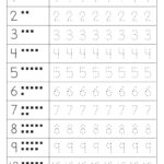 Number Tracing Worksheets 1 20 Pdf Printable Form Templates And Letter