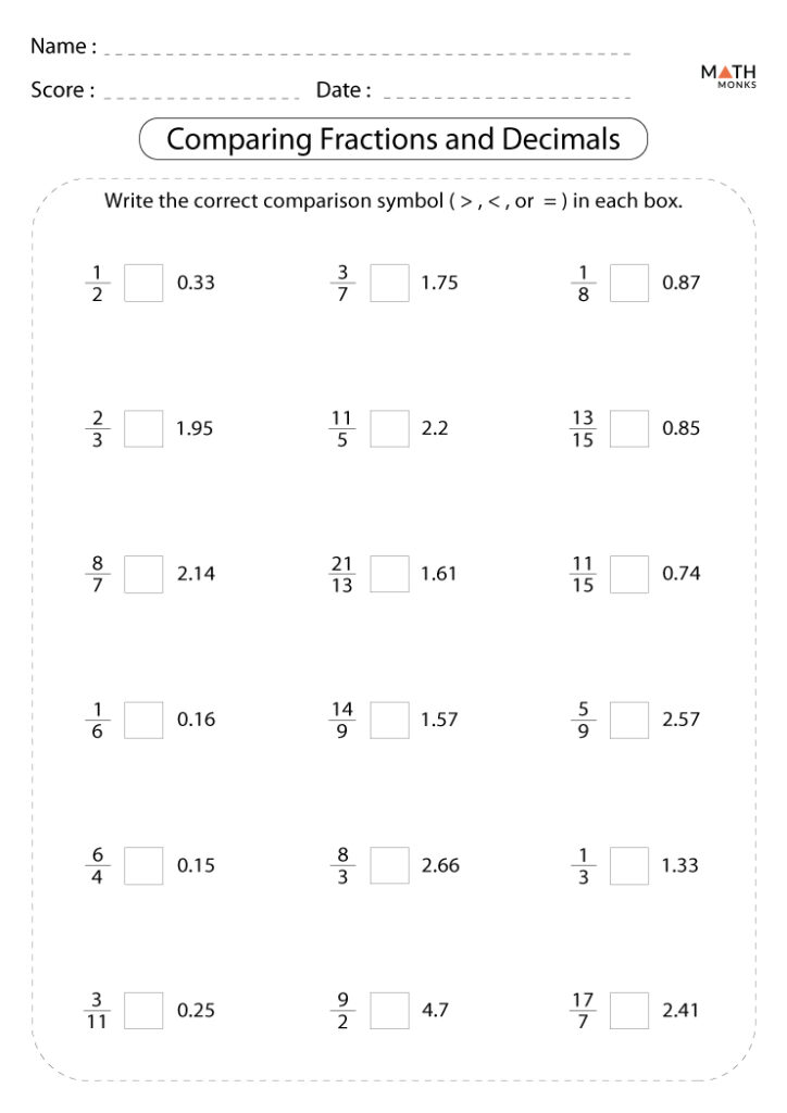Rational And Irrational Numbers Worksheets