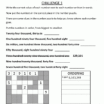 Reading And Writing Large Numbers Worksheets