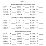 Rounding Decimals Worksheet Answer Key