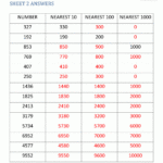 Rounding Worksheet To The Nearest 1000