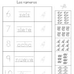 Spanish Numbers Worksheet 1 100