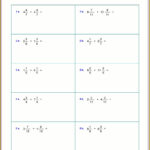 Subtracting Mixed Numbers With Unlike Denominators With Regrouping