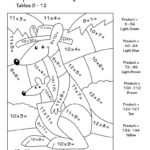 10 Best Free Printable Multiplication Coloring Worksheets For Free At
