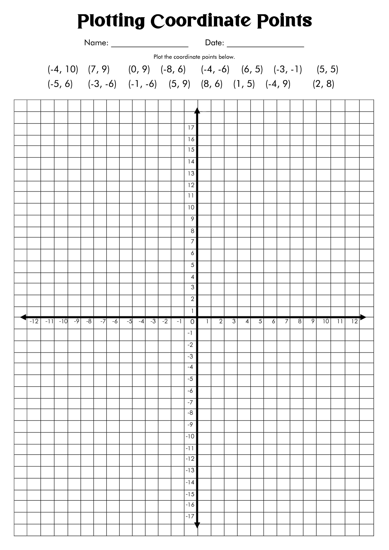 12 Free Coordinate Grid Worksheets Free PDF At Worksheeto 12 Free Coordinate Grid Worksheets Free PDF At Worksheeto