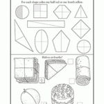 1st Grade Math Worksheets Finding 1 2 And 1 4 Part 2 GreatSchools