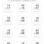 2 Digit Addition Worksheets With Answer Key