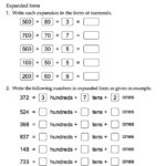 2nd Grade Math Expanded Form Printable Worksheets Printable Forms