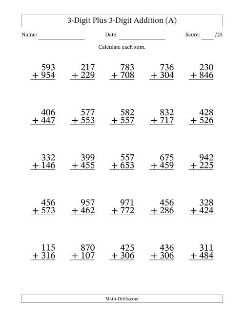 3 Digit Addition Word Problems With Regrouping Worksheets WorksheetsCity