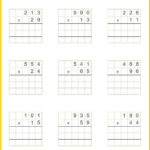 3 Digit By 2 Digit Multiplication Games Worksheets