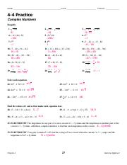 4 4 Complex Numbers KEY pdf NAME DATE PERIOD 4 4 Practice Complex