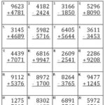 4 Digit Mixed Addition And Subtraction Worksheets By Owl School Studio